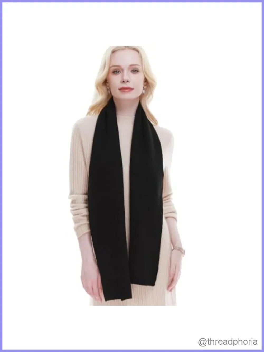 Women's Winter Knit Scarf Soft Cozy Warm Accessory